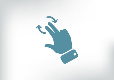 Dokunmatik ekran web simgesi