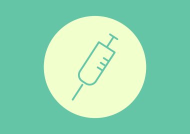 Basit şırınga web simgesi