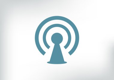 Kablosuz dalgalar web simgesi