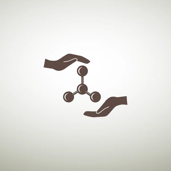 Moleküler bileşik simgesi — Stok Vektör