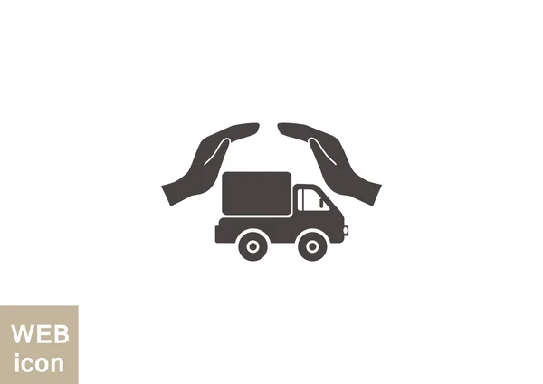 Delivery truck icon — Stock Vector