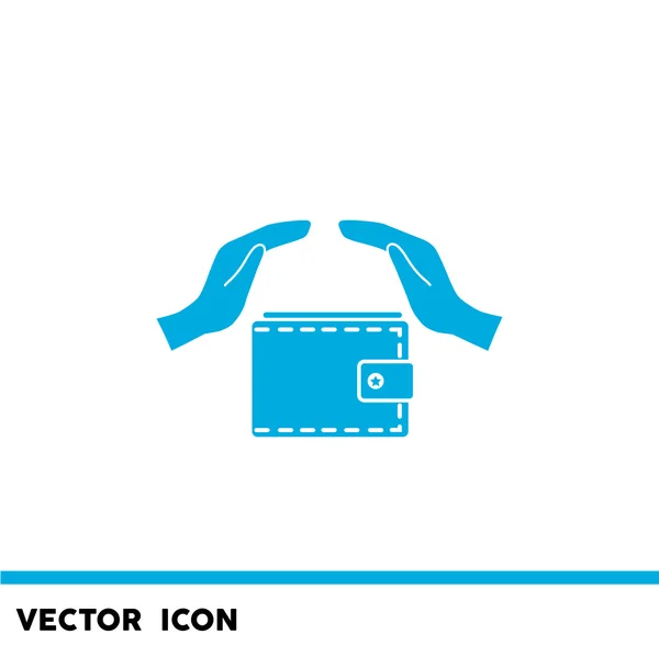 지갑 웹 아이콘 — 스톡 벡터