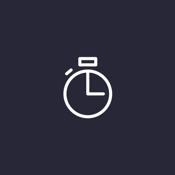 Simple icône web chronomètre — Image vectorielle