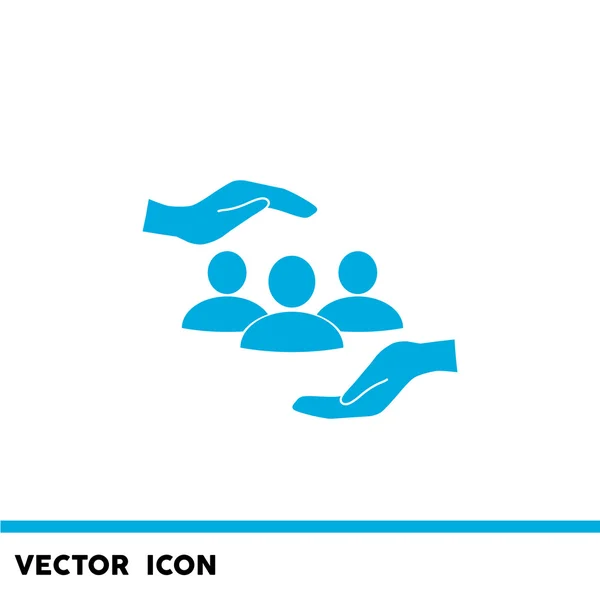 Mensen zoeken pictogram — Stockvector