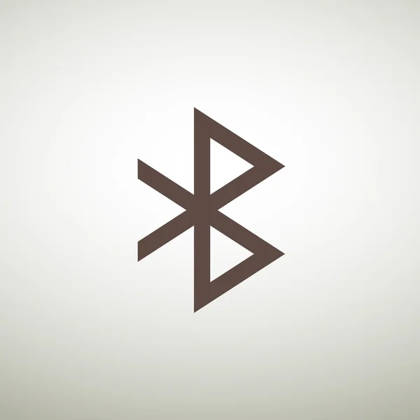 Ikona služby Bluetooth symbolu — Stockový vektor