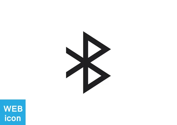 Icône symbole Bluetooth — Image vectorielle