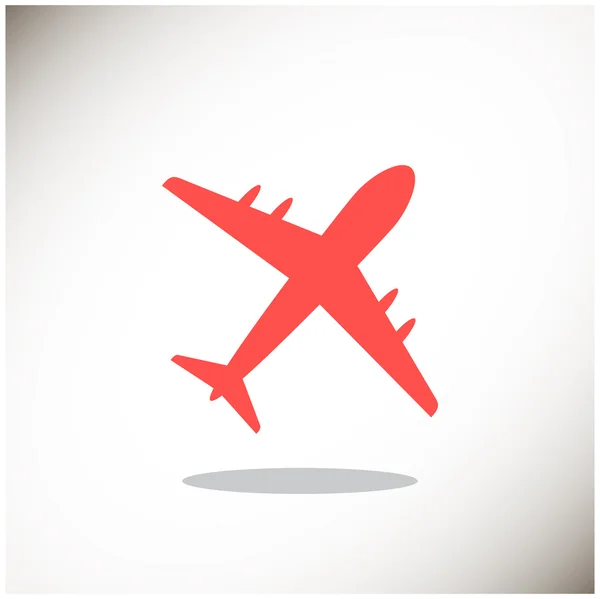 Иконка сайта самолета — стоковый вектор