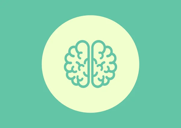 İnsan beyni web simgesi