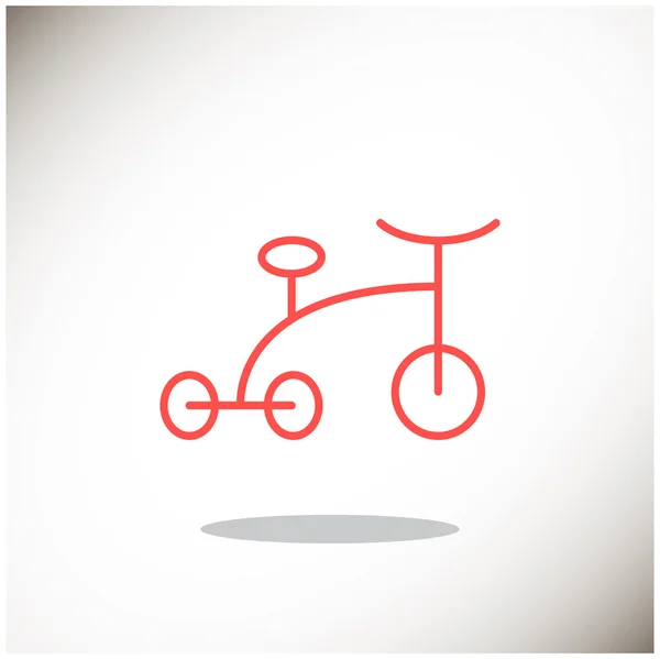 Baby tricycle icon — Stock Vector