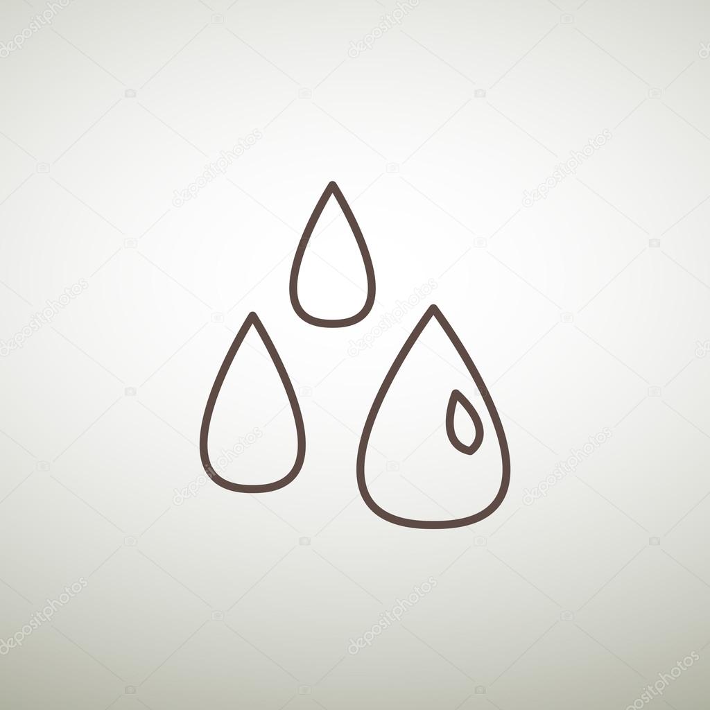 Liquid drops icon