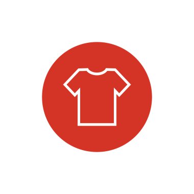 Basit T gömlek simgesini