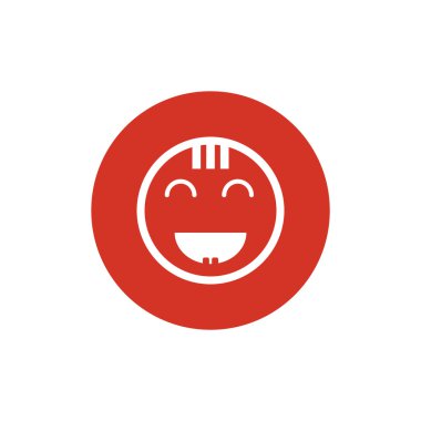 Mutlu bir çocuk yüzü doodle