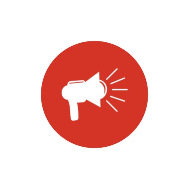 Basit megafon web simgesi