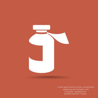 Tıp şişe web simgesi