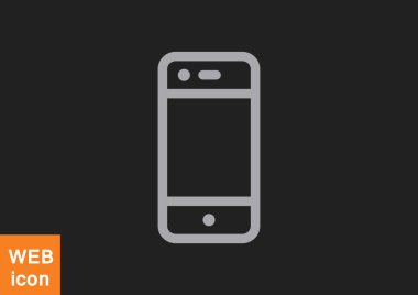 Boş ekranlı basit akıllı telefon