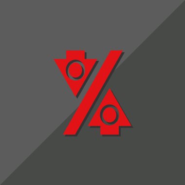 Yüzde işareti ile okları