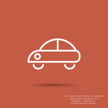 Basit araba web simgesi