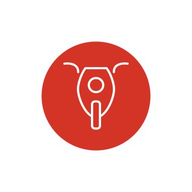 Basit motosiklet web simgesi