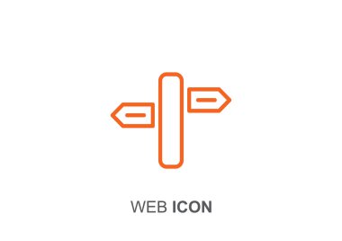 Yol işaretçi web simgesi
