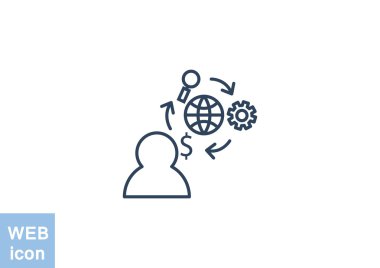 İş basit web simgeler kümesi