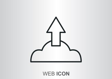 Bulut dosya karşıya yükleme simgesi