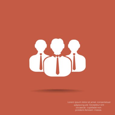 Grup insanlar basit web simgesi
