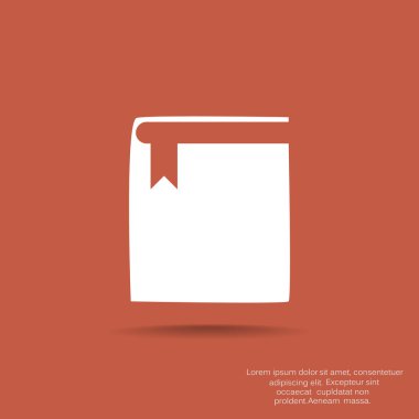 Kapalı kitap web simgesi