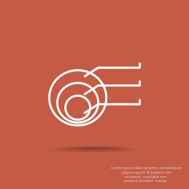 Yuvarlak Infographic web simgesi