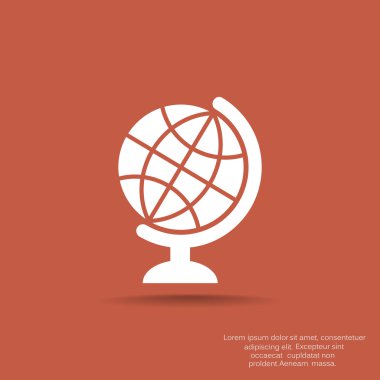 Basit küre web simgesi