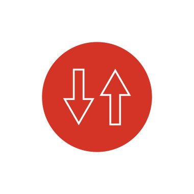 İki ok simgesi, geriye doğru kavramı