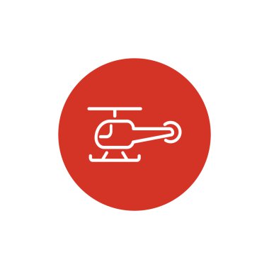 Basit helikopter web simgesi