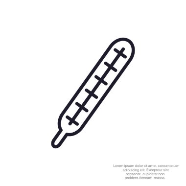 medikal termometre web simgesi