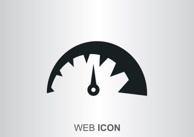Basit hız göstergesi web simgesi