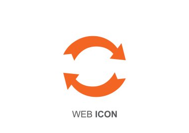 döndürme oklarını daire