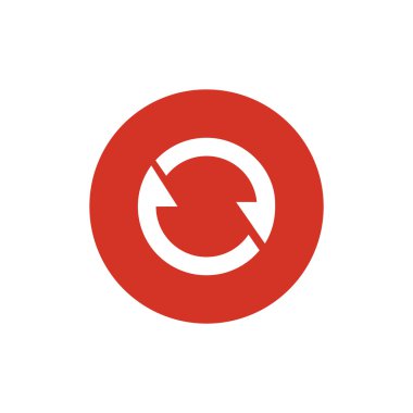 Oklar web simgesi olan daire