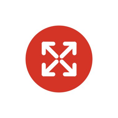 Kare simgesi dört ok