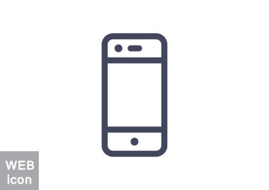 Boş ekranlı basit akıllı telefon