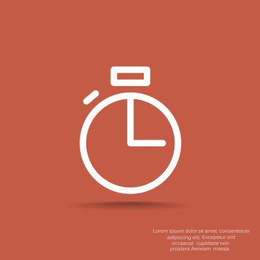 Basit kronometre web simgesi
