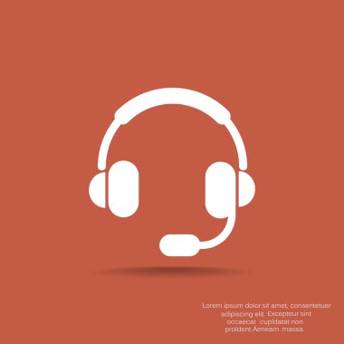 Kulaklık garniture web simgesi