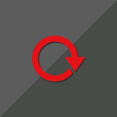 Round arrow icon clipart