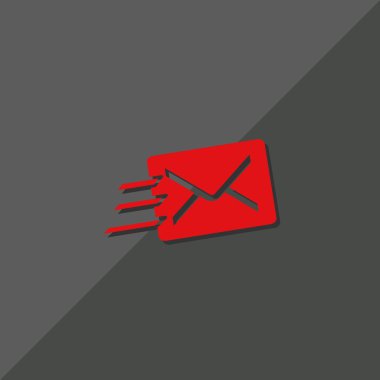 Basit anahat zarf illüstrasyon