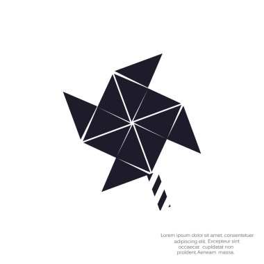 Yel değirmeni pervane oyuncak web simgesi