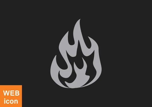 火火焰 web 图标 — 图库矢量图片