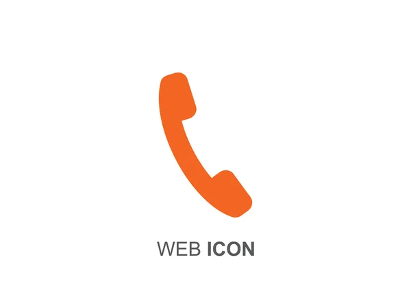 Telefoongesprek web pictogram — Stockvector