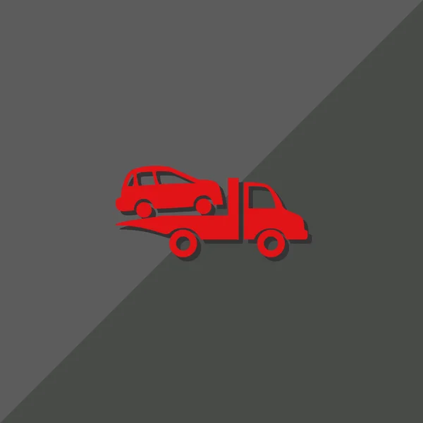 Auto evacuatie pictogram — Stockvector