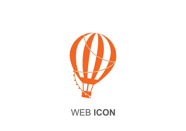Ballon-Aerostat-Websymbol — Stockvektor