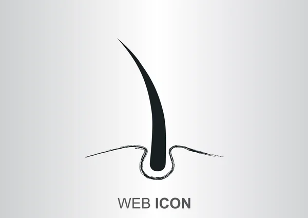 Ikony WWW zdrowe włosy — Wektor stockowy