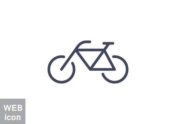 Icono web bicicleta — Archivo Imágenes Vectoriales