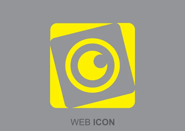 Webikone für Linsen — Stockvektor