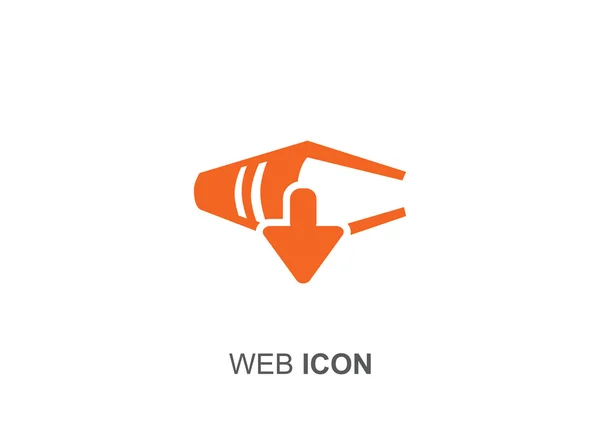 Stáhnout ikonu web knihy — Stockový vektor